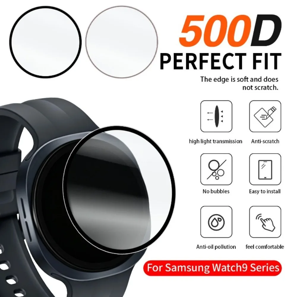 For Samsung Galaxy Watch 9 40mm 44mm Ultra 2 2026 Screen Protectors Soft Anti-scratch Protective Cover 3D Coverage Watch Films