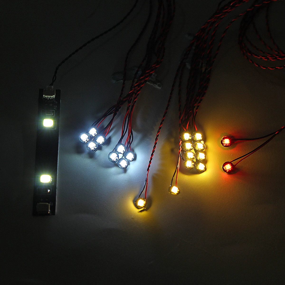 Hprosper-Accessoires d'éclairage LED pour Lego, compatible avec les modèles de blocs de construction, DIY, Dot Lights, Gér3 PCS/Pack, 5V