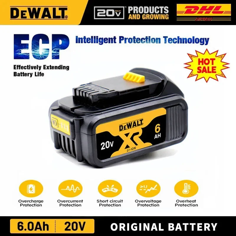 

Original DeWalt 6Ah/5Ah/2Ah 20V battery replaceable DCD887 DCD805 DCF860 Dcd796 DCG406 DCF880 DCF512 DCD805 power tools battery