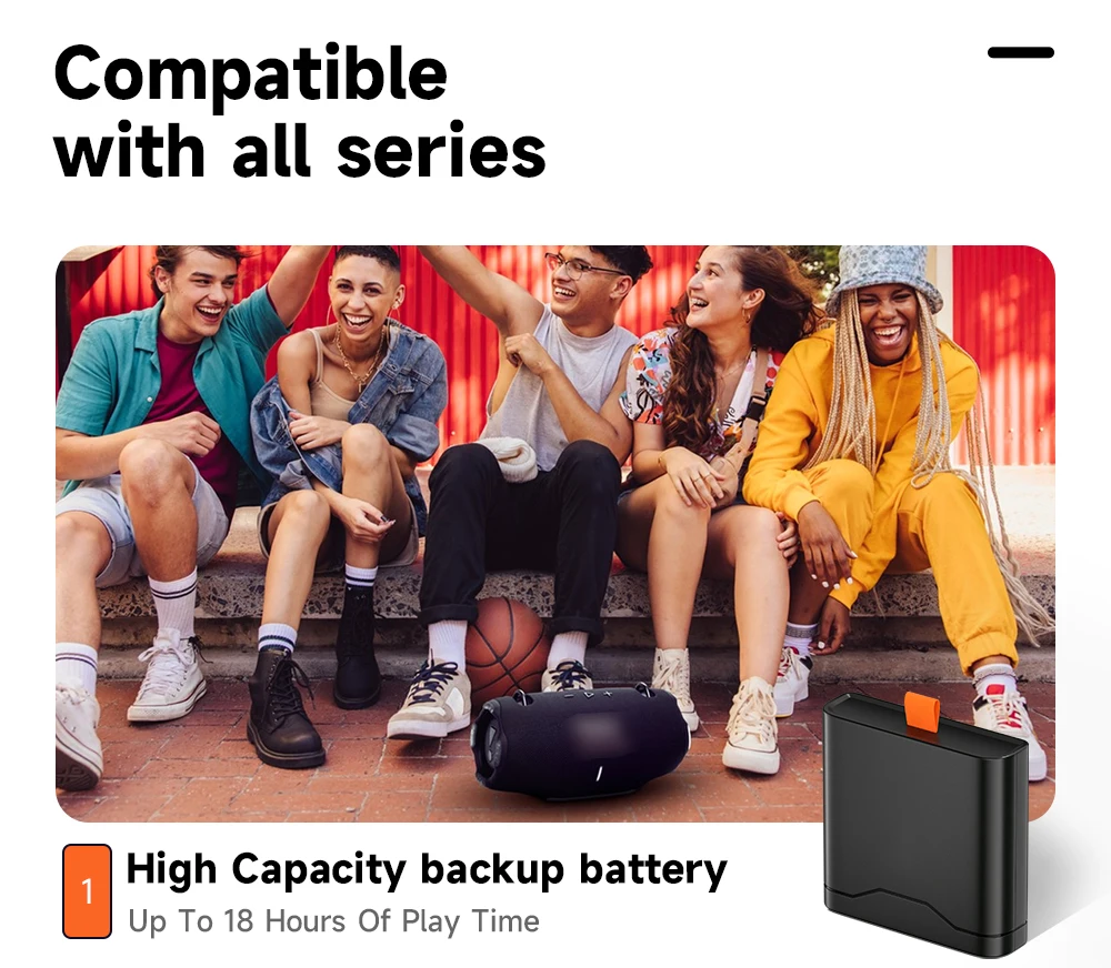 12000mAh Lautsprecher-Akku für JBL Xtreme 4, Akku für JBL PartyBox Stage 320, Hochleistungsakku mit TYPE-C-Ladefunktion – Detail 5