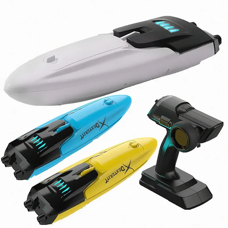 S3 Afstandsbediening Schip Elektrische Rc Speedboot Kinderen Zwembad Water Speelgoed Voor Jongens Dubbele Turbojet High-Speed Rc Speedboot