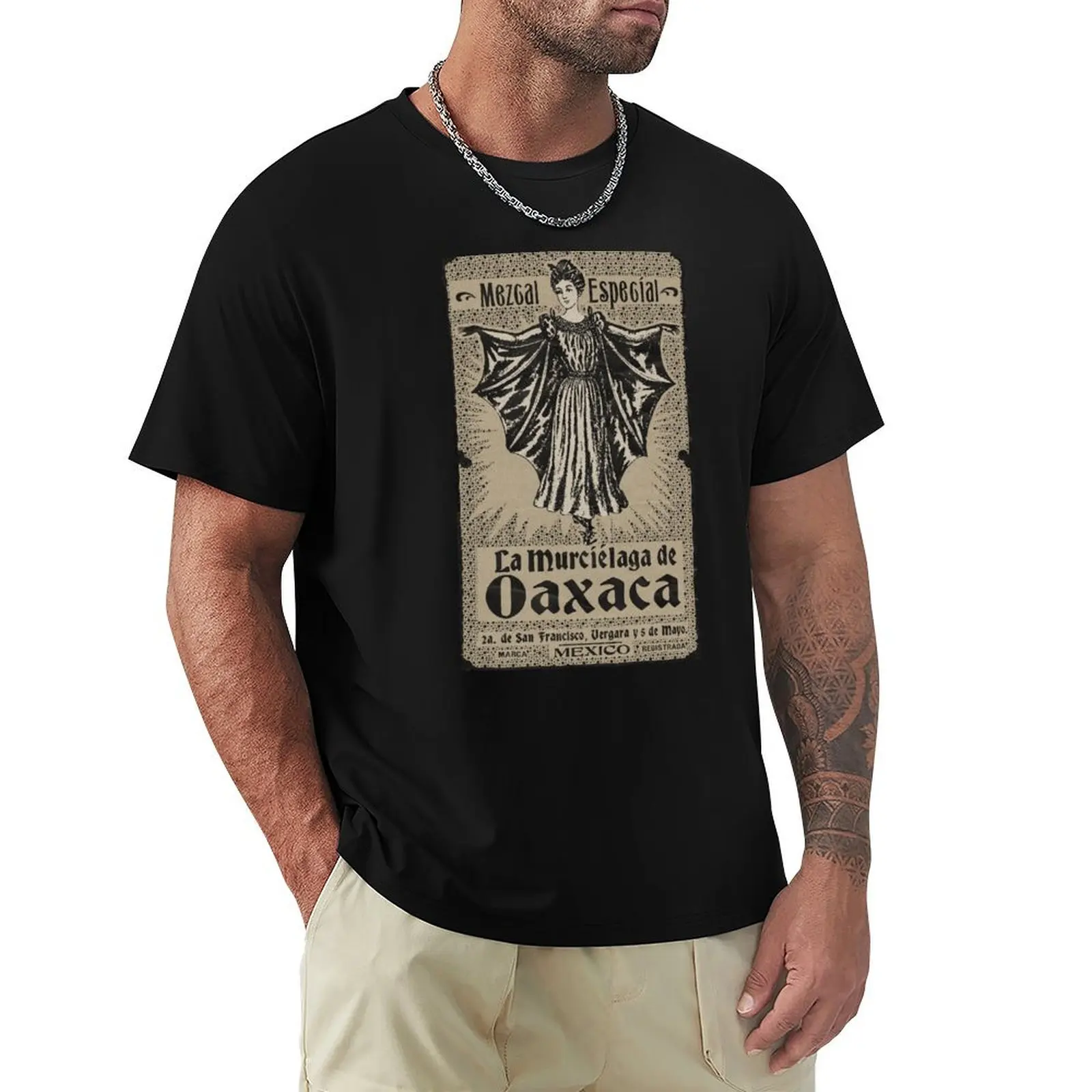 Vintage Oaxaca Mexico Bat Mezcal T-Shirt vintage t shirts vintage graphic tee summer clothes men clothes