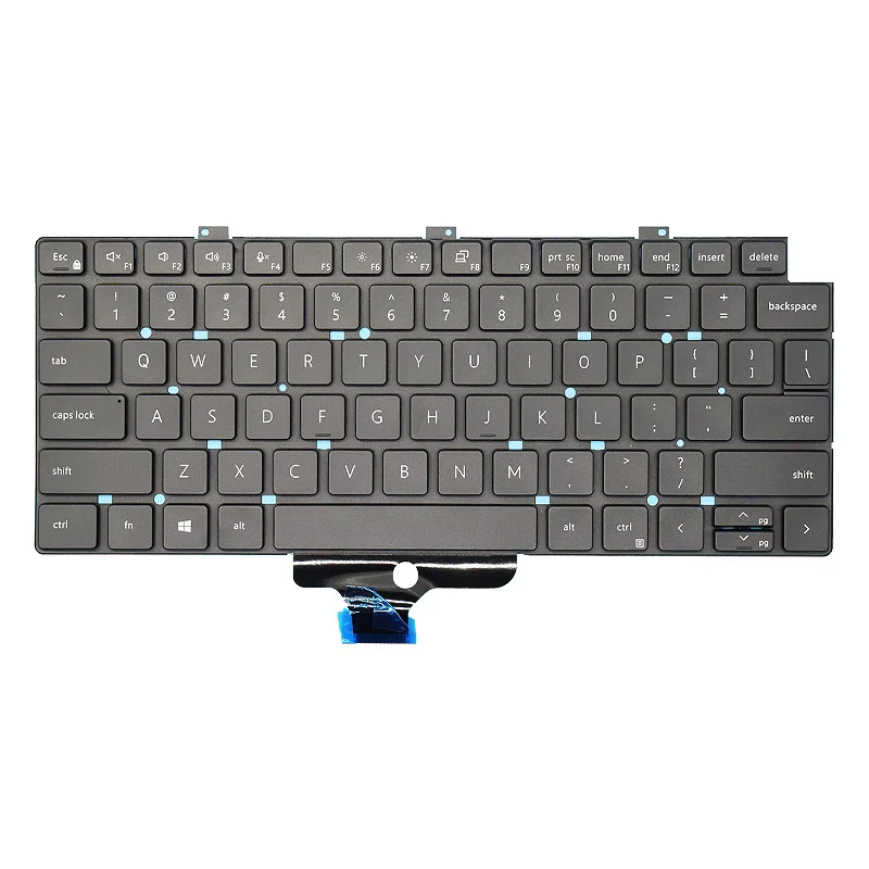 Klawiatura zamienna SP/US/RU/IT Rosyjska Hiszpańska do laptopa Dell Latitude 5320 5330 5340 5350 7320 7330 P133G Podświetlenie — zdjęcie produktu 7