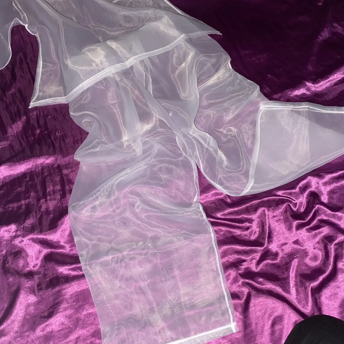 Thin Plastic Seamless See Through Women Men 2 Pieces Set Glossy Sleeping Plus Size Top Pants