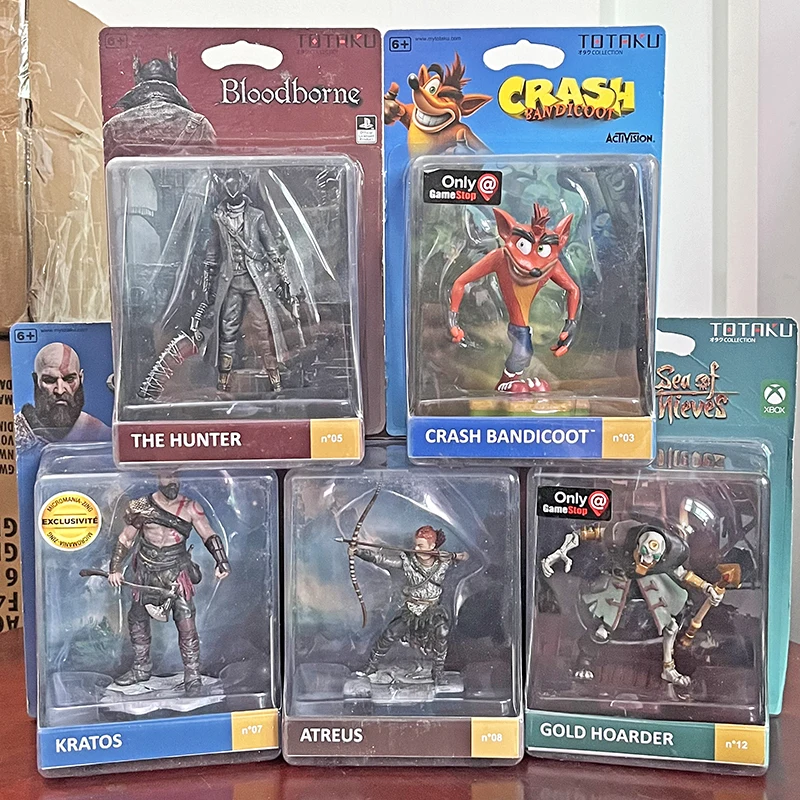 ToTaku Crash Bandicoot Figure Hunter Kratos Parappa Gold Hoarder Atreus Evan Model Toy Bloodborne Action Figure Gift For Child