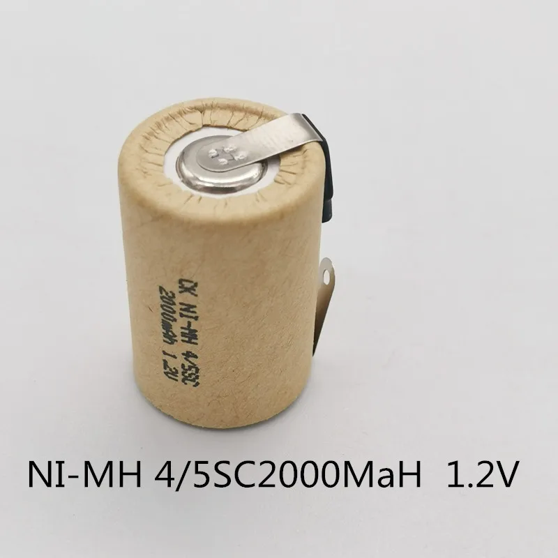 1pce NI-MH 4/5SC2500mAh 1.2v Power Tool Rechargeable Battery