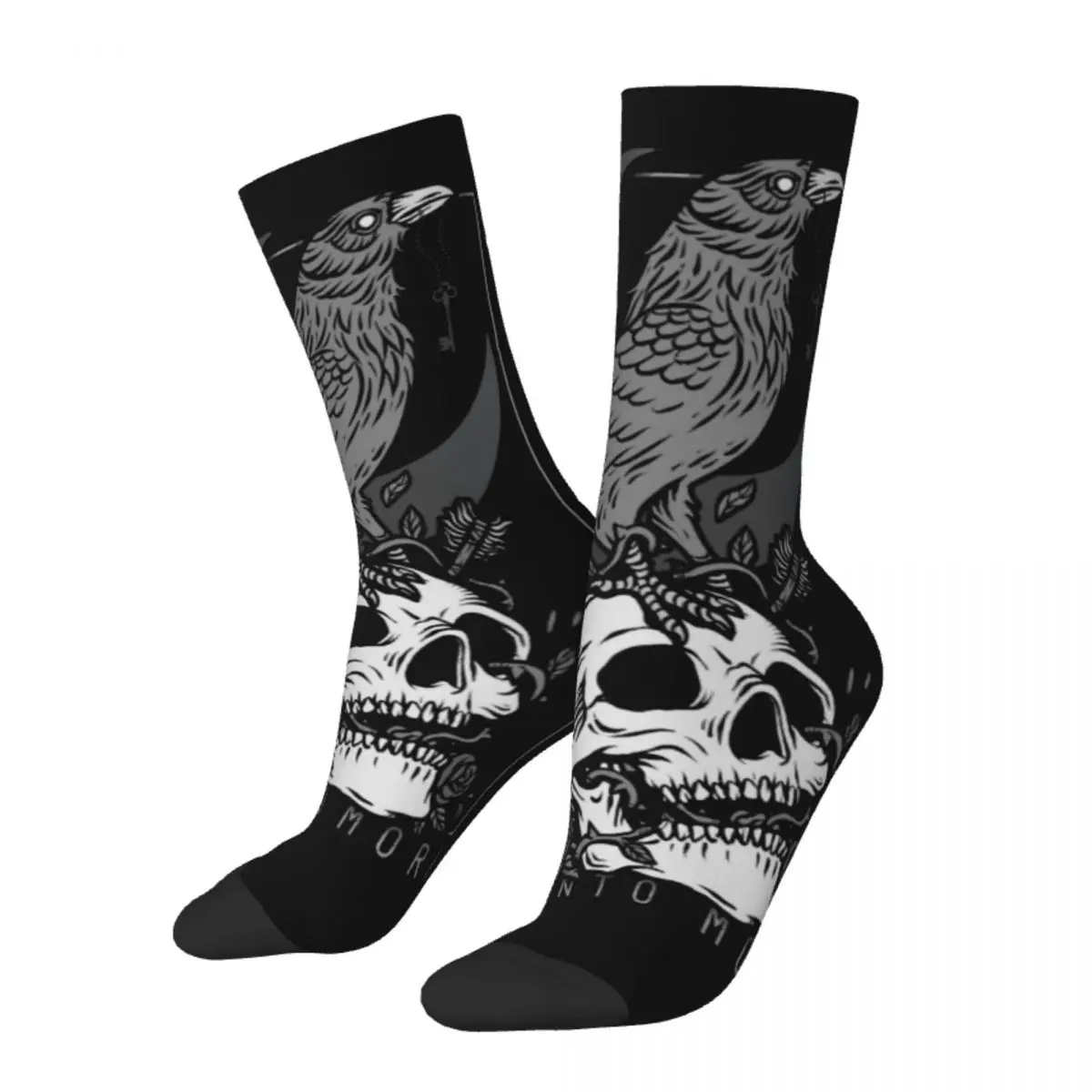 Fog Memento Mori Socks Men's Funny Happy Forward Observations Group Socks Harajuku Spring Autumn Winter Middle Tube Socks Gifts