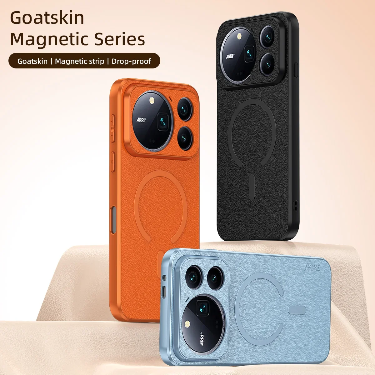 Luxury High-quality Magnetic Leather Phone Case for Honor Magic 9 Pro Max Magic 9 Super Magic 9 Lite + Shock-absorbing Shell