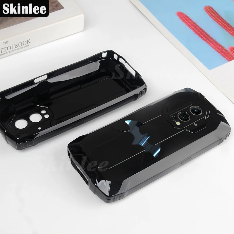 Skinlee For Blackview BV9300 Case With Handsome Mirror Logo Ultra-Thin Silicone Glossy Cover For Blackview BV 9300 Back Coque