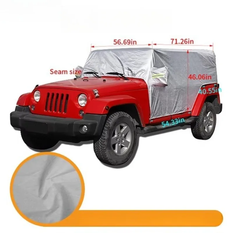 Car Cover Outdoor  Full Exterior Snow Cover Sunshade Dustproof Protection Cover