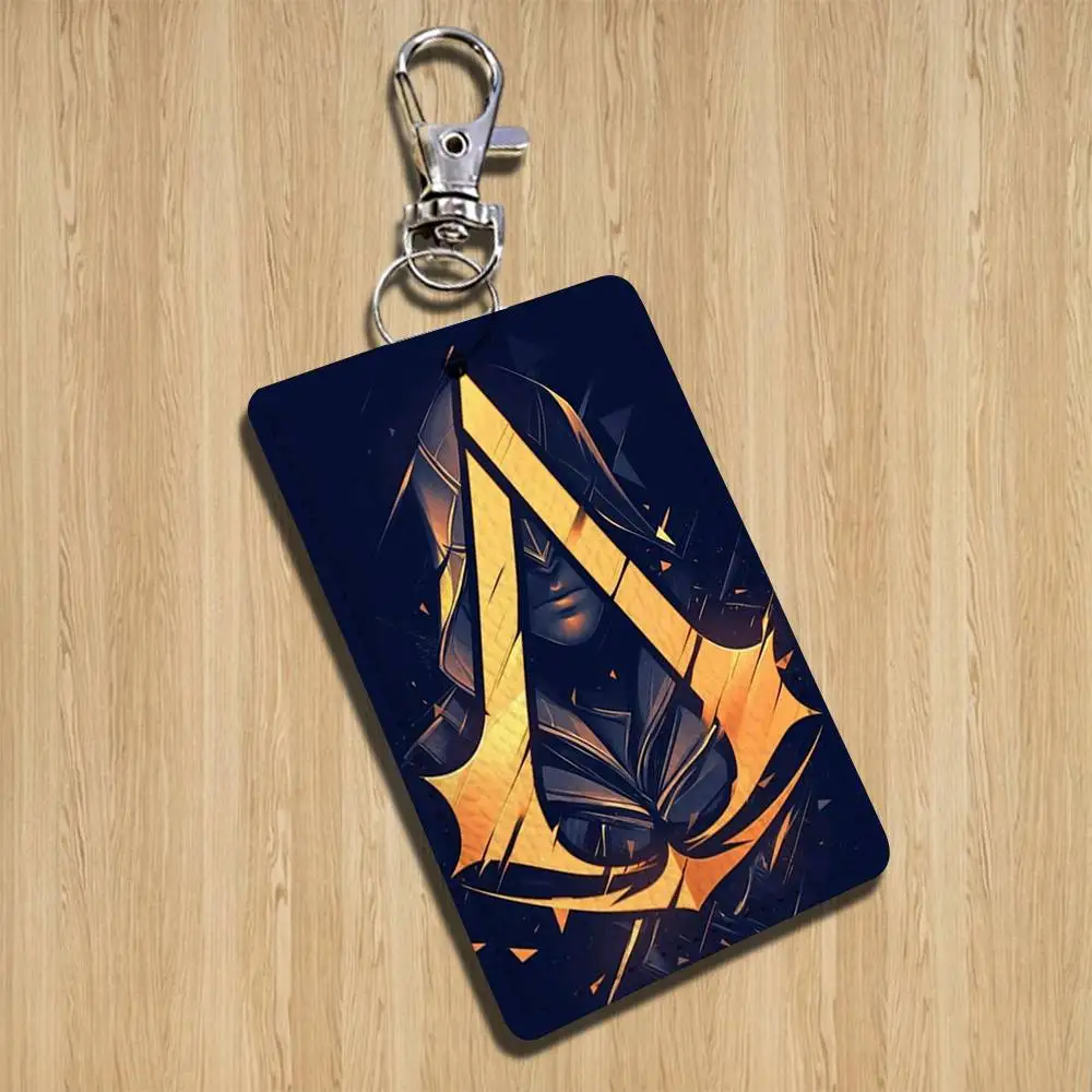 لعبة A-القتلة كول CreedS حامل سلسلة المفاتيح مناسبة لمترو الأنفاق البنك بطاقة حافلة بطاقة حافظة شارة محفظة حمل نمط محكم #2