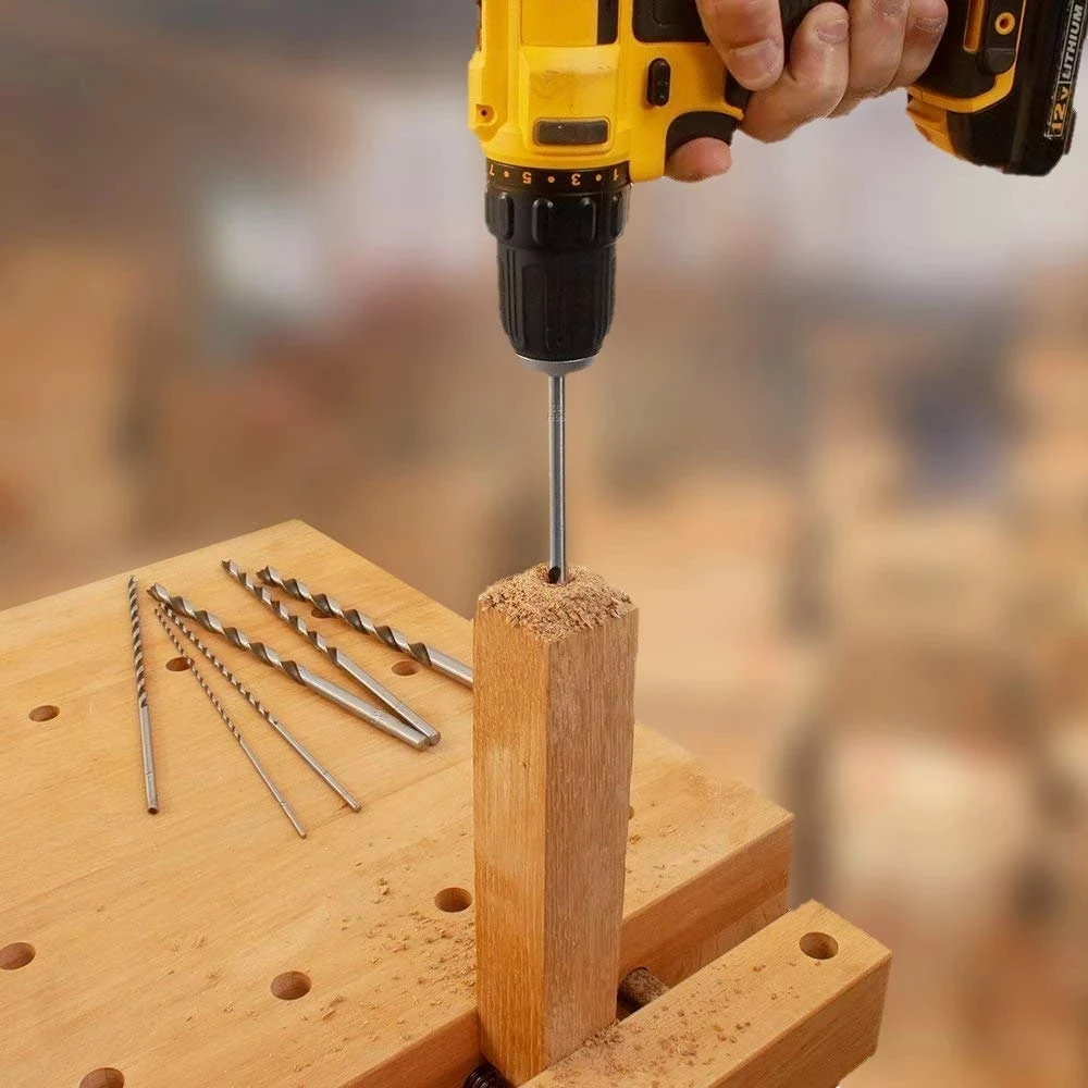 10Pack HSS 4341 Extra Lange Spiraalboor 3mm,3.5mm,4mm,5mm,5.5mm,6mm,7mm,8mm Houtbewerking Jobber Boren DIY Gereedschap