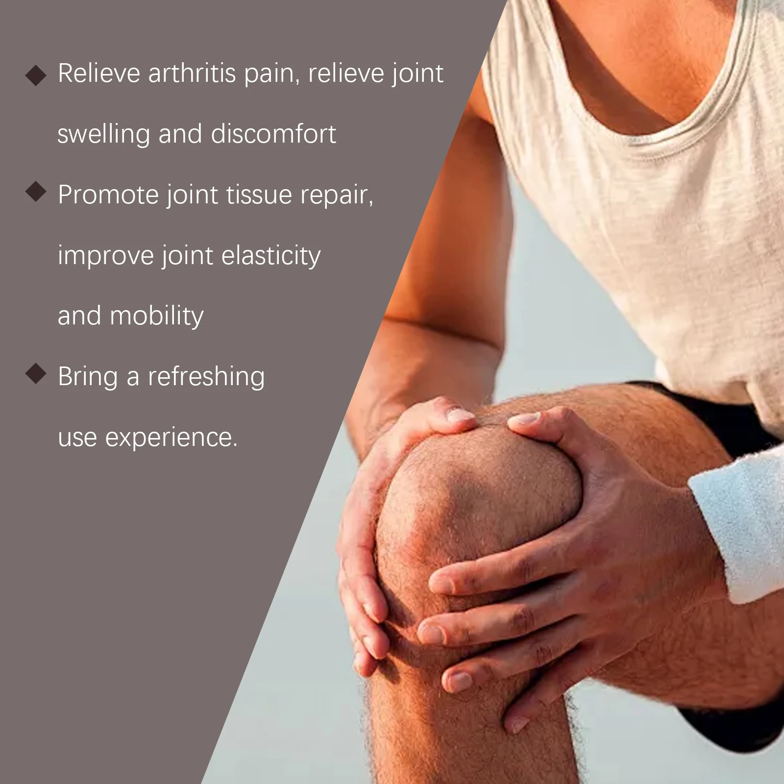 كريم مهدئ للعناية بالجسم لتحسين مرونة المفاصل لتعزيز إصلاح الأنسجة المشتركة وتخفيف إزعاج المعصم والركبة