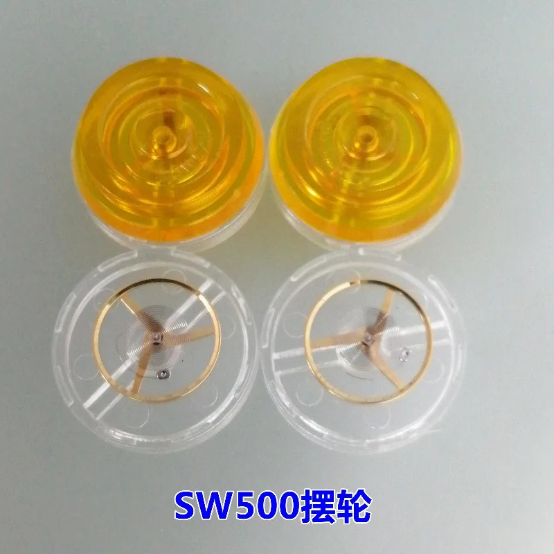 ملحقات حركة الساعة لعجلة التوازن SW500، عجلة التوازن السويسرية الأصلية، البندول الكامل، زنبرك الشعر، ملحقات العجلات #3