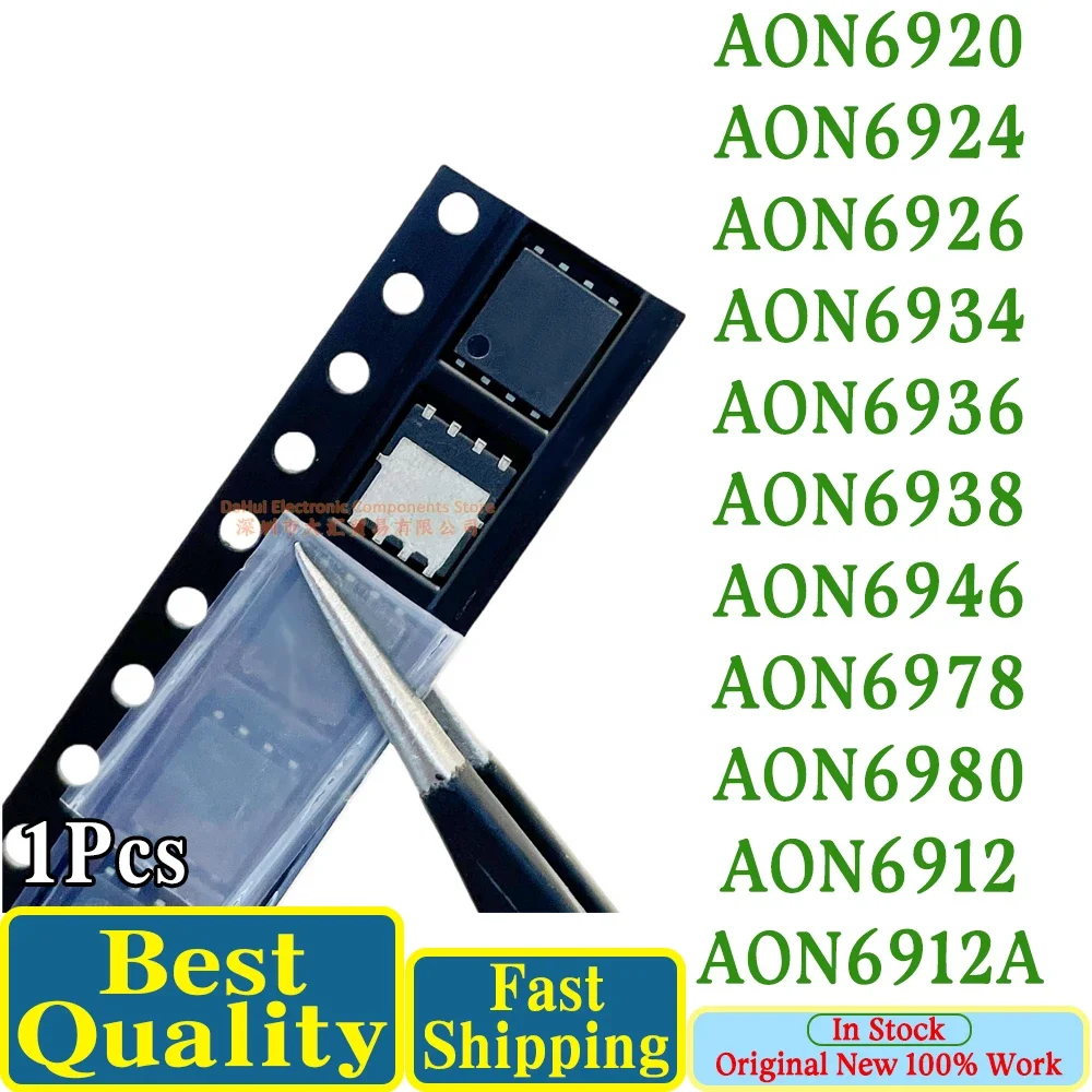 (5piece)100% New AON6920 AON6924 AON6926 AON6934 AON6936 AON6938 AON6946 AON6978 AON6980 AON6912 AON6912A QFN-8 Chipset