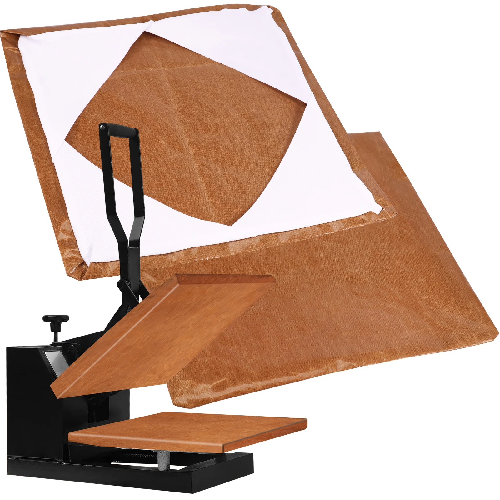 

2 шт., крышка для термопресса, защита пластины для прессования, 15x15 дюймов, антипригарная термостойкая накладка для пресс-таблины