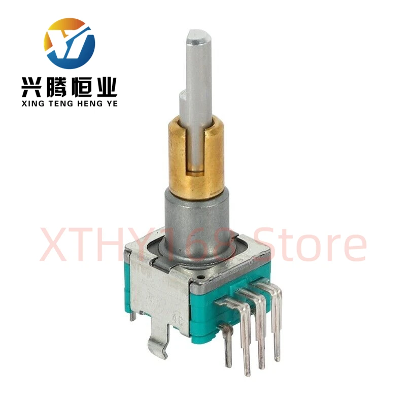 1PCS Dual axis rotary encoder with press switch EC11EBB24C03 30 Positioning number 15 pulses