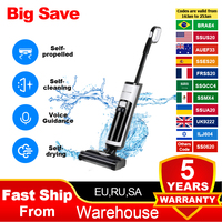 Liectroux i7 Pro Cordless Vacuum Cleaner for Wet And Dry Cleaning, Smart Washing for Home Multi Surface Floor,14Kpa, Self-drying