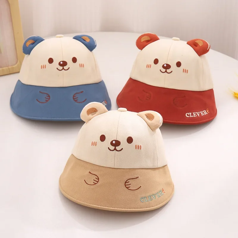 قبعة الربيع والخريف رقيقة صياد قبعة لطيف سوبر لطيف الرجال والنساء الطفل قبعة الشمس قبعة بيسبول الحماية من الشمس