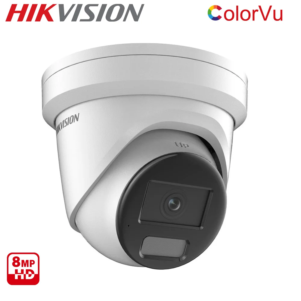 Hikikvision 8MP ColorVu IP Camera DS-2CD2387G2H-LIU Built-in Mic 1/1.8