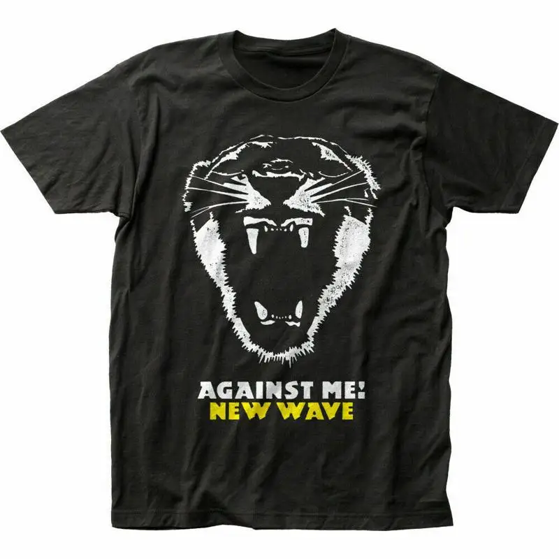 Against Me New Wave camiseta para hombre con licencia Rock N Roll Band Axl rosa negro
