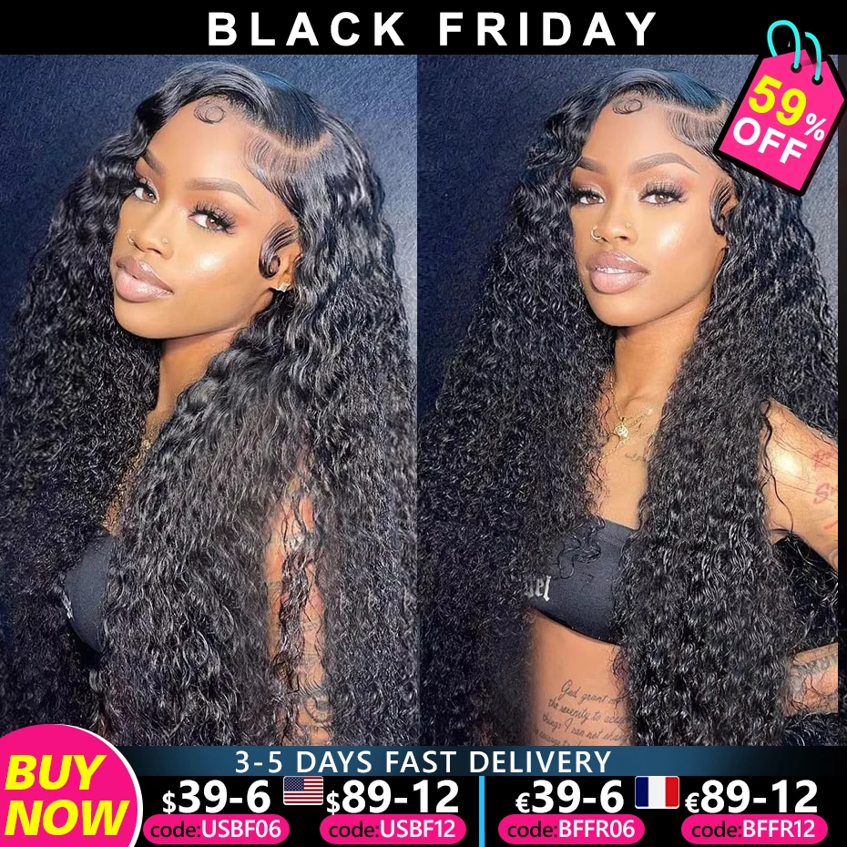 Deep Wave Long Wigs For Women 13x6 13x4 Lace Frontal Wigs Brazilian Deep Curly Wave Human Hair Full Lace Frontal Wigs Jarin Hair