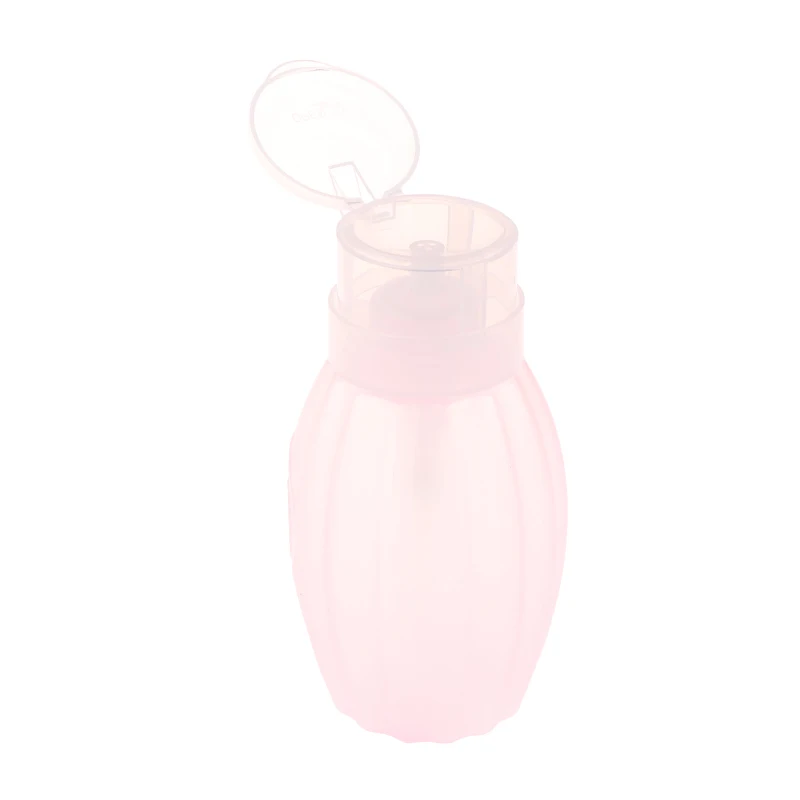 

200ml Travel Bottle Press Type Empty Bottle With Lock Leak-proof Transparent Nail Polish Remover Refillable Bottle Home Supplies