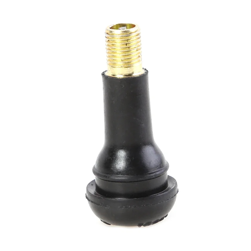 200/100PCS Black TR413 Snap In Short Rubber Valve Stems with Dust Caps Tubeless Car Motorcycle Wheel Tire Valve Stems