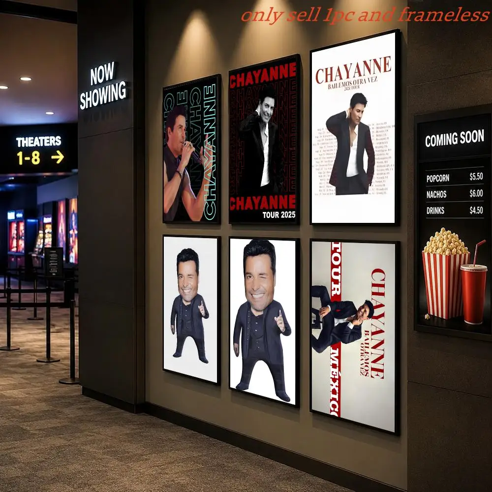 Latin pop Music C-Chayanne Poster Posters Sticky HD Quality Poster Wall Art Painting Study Wall De