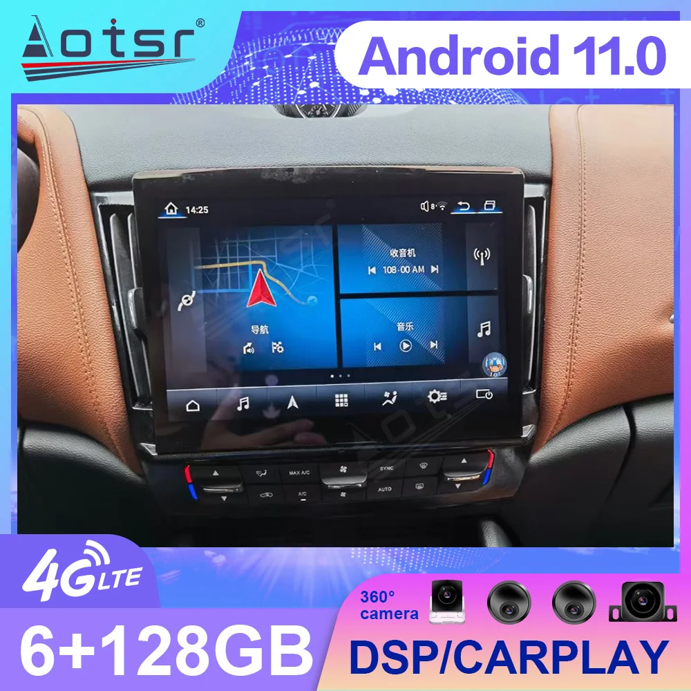 

Android Car Radio Multimedia Player For Maserati Levante GT S Q4 2013 - 2021 GPS Navigation Auto Stereo Touch Screen Head Unit