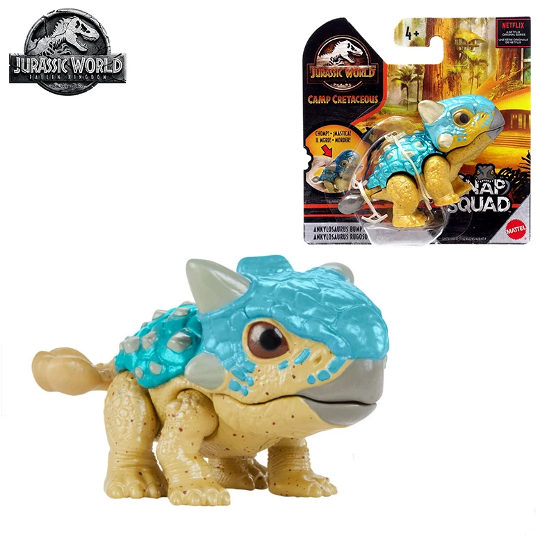 Original Jurassic World Mini Dinosaurs Tyrannosaurus Kids Toys Anime Figuras Model Toys for Children Action Figure Ankylosaurus