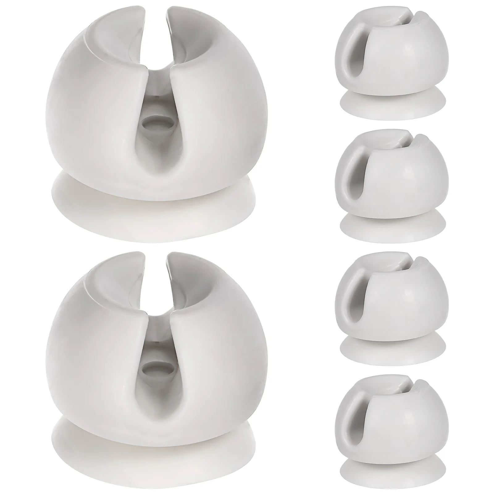 6 Pcs Electric Toothbrush Holder Suction Mirror Cup Wall Dental Equipment Shower Small Single