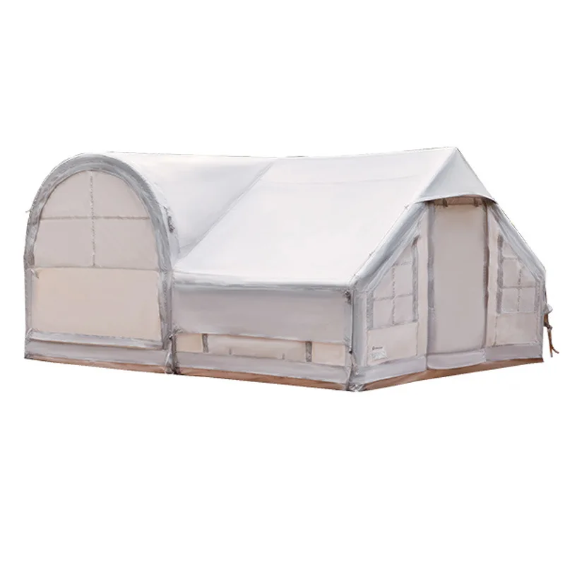Outdoor oversized inflatable camping tent large space automatic free portable camping rainproof and windproof roof tent