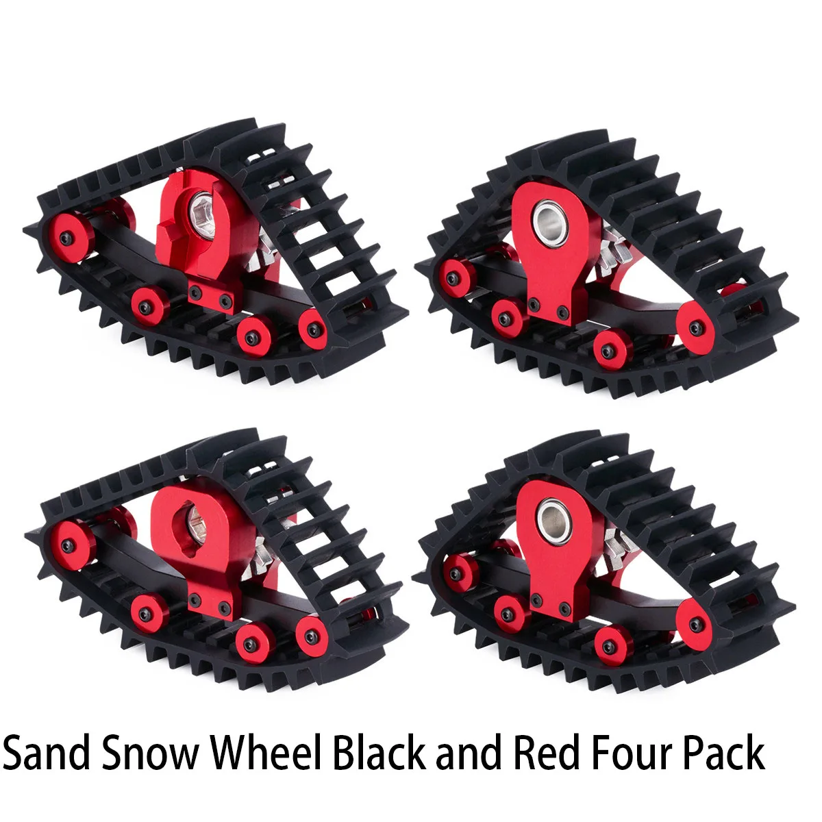 New RC 1/18 sand and snow dual-use tire simulation track wheel suitable for TRX-4M 1/18 RC climbing car accessories
