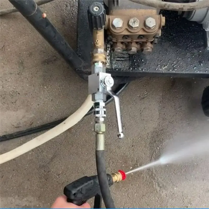 

(WSFS) Комплект шаровых кранов 4500PSI с быстроразъемным соединителем 3/8 дюйма для шланга и насоса мойки высокого давления