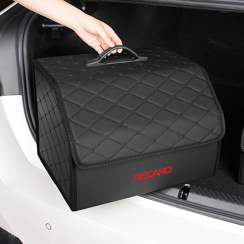 

Foldable Car Trunk Organizer Box Car Storage Bag Storage Box Tidying Auto Accessories For Recaro Racing Nan Red