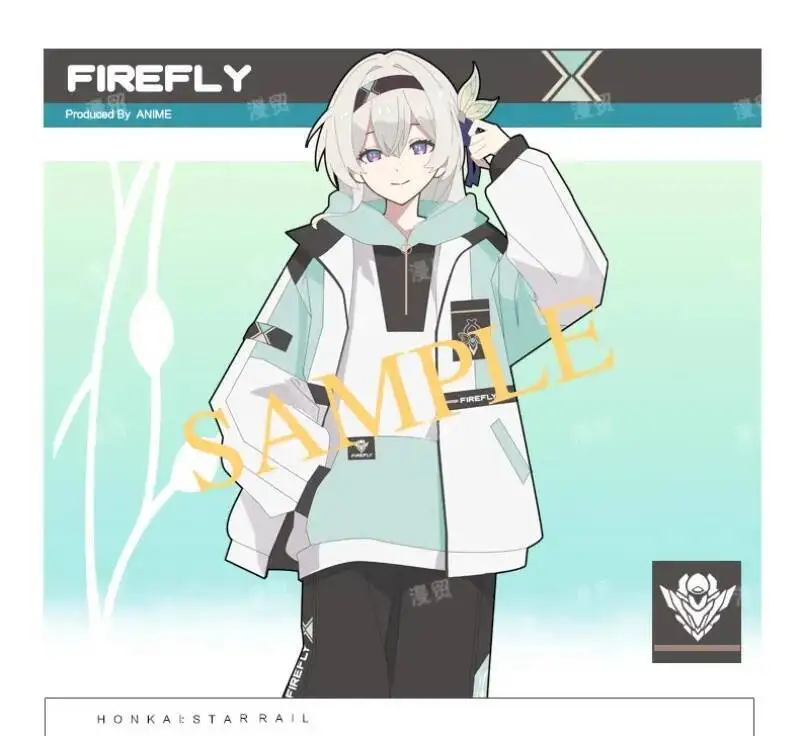 Honkai: Star Rail Cosplay Firefly Donna Uomo Giacca ampia Cappotto con cappuccio Felpa con cappuccio Frangivento Pantalone Costumi di carnevale