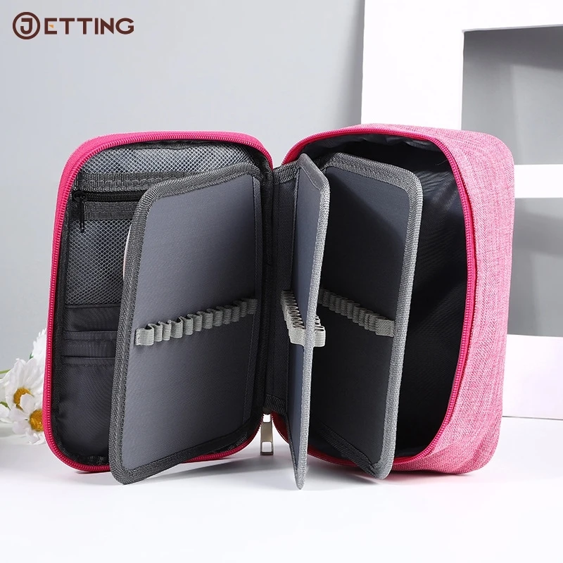 72 Kleur 120 Gat Grote Capaciteit Pennen Case Potlood Etui Wrap Kleurpotloodhouder Organizer Stationaire Tas Met Ritssluiting