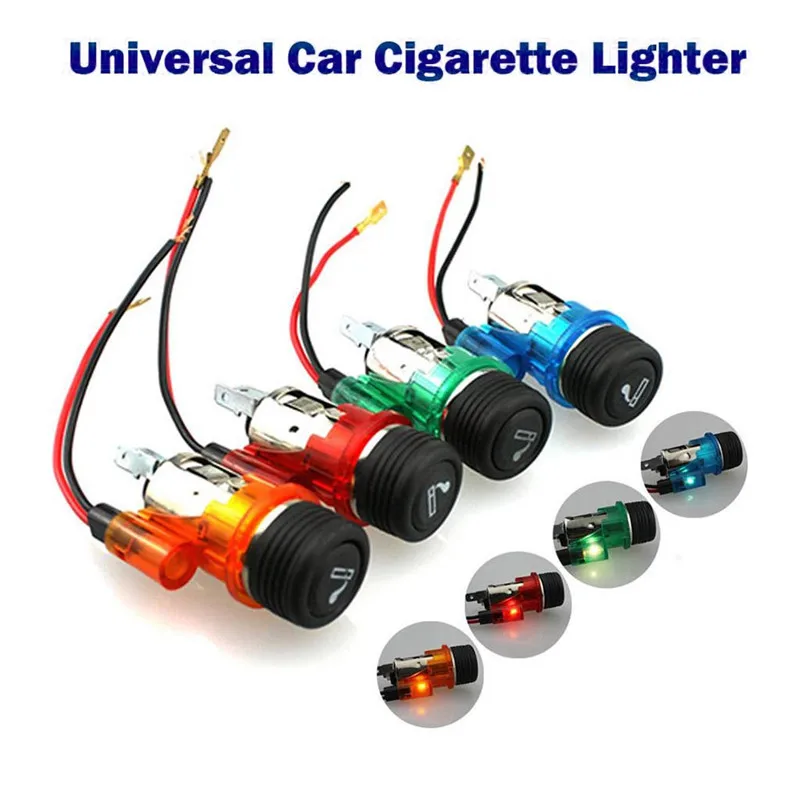 

New 12V 120W High Quality Cigarette Lighter Practical Secure Durable Fashion Motorcycle Auto Boat Power Socket Out Plug for Car