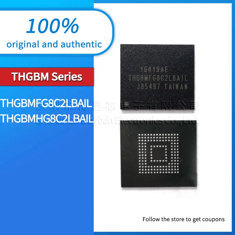 

THGBMFG8C2LBAIL THGBMHG8C2LBAIL Original Product BGA153 Standard version