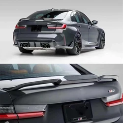 For BMW M3 G80 G20 M4 G82 G22 2021 2022 2023 Rear Trunk Spoiler V Style Real Carbon fiber Wing Body Kits Car Modification