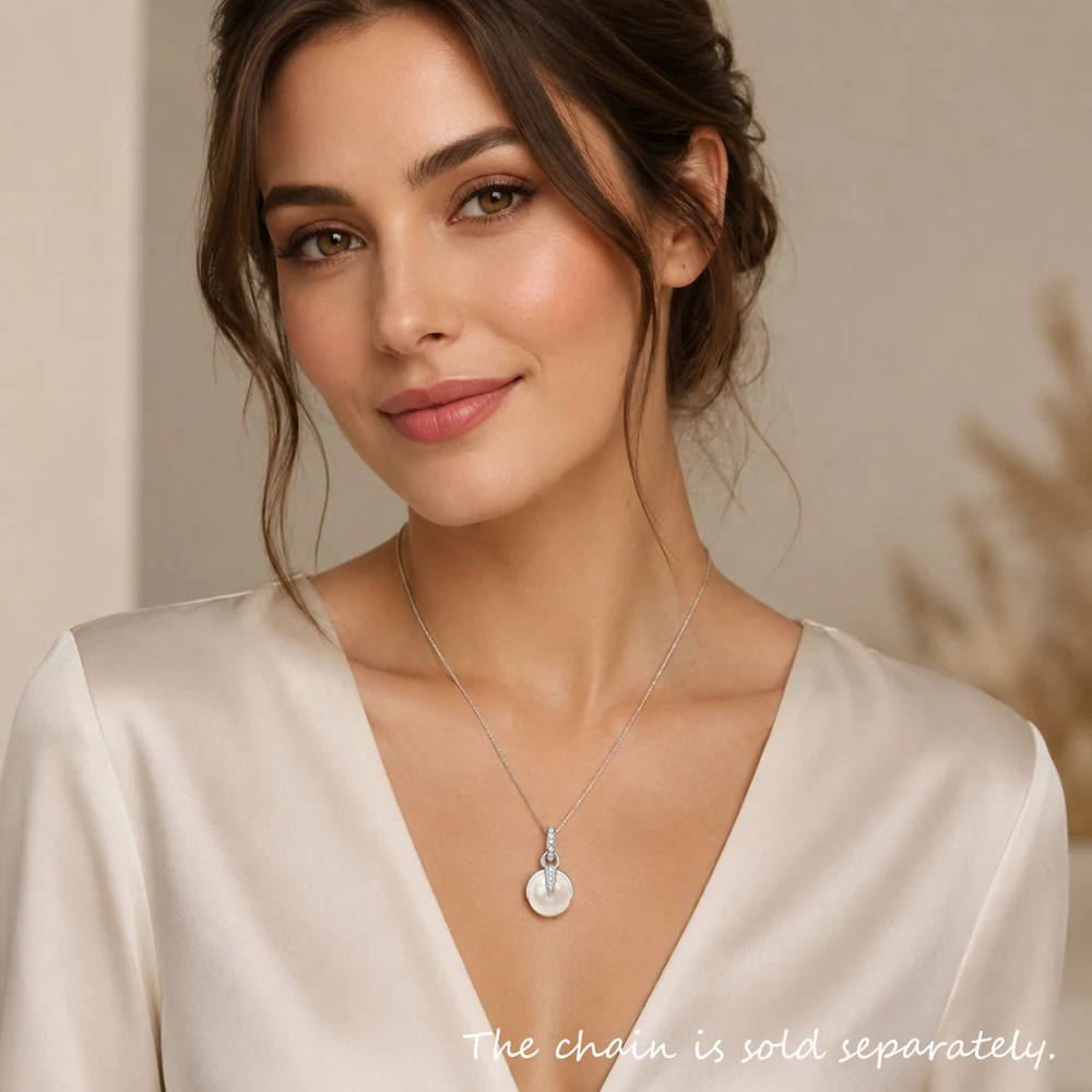 Anhänger Süßwasserperle Kugel Brandneuer Modeschmuck Europa Accessoires Romantisches Geschenk für Frauen – Detail 1
