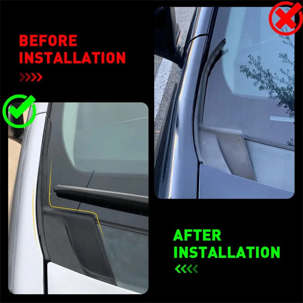 

For Toyota Sienna 2011-2020 Outer RH LH Windshield Window Wiper Cowl Cover Panel 53866-08020 53867-08020