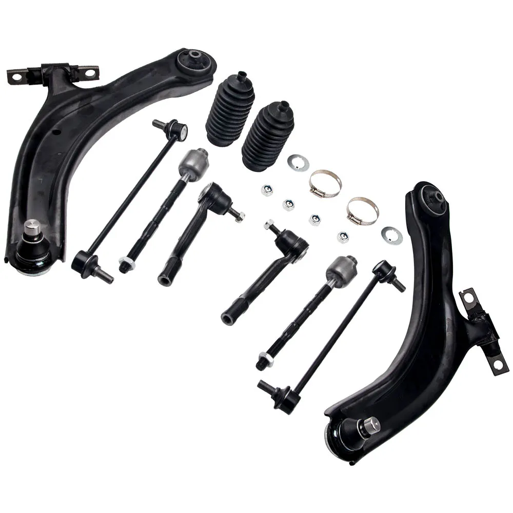 SUSPENSION CONTROL ARM WISHBONE+STABILISER LINK+TIE ROD END for peugeot 206