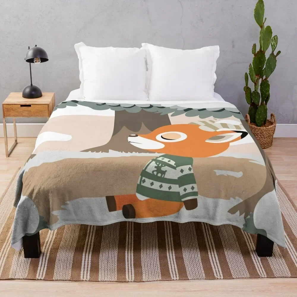 

Beau (ACNH) Throw Blanket Plush Furry Bed linens Sofa Quilt Blankets