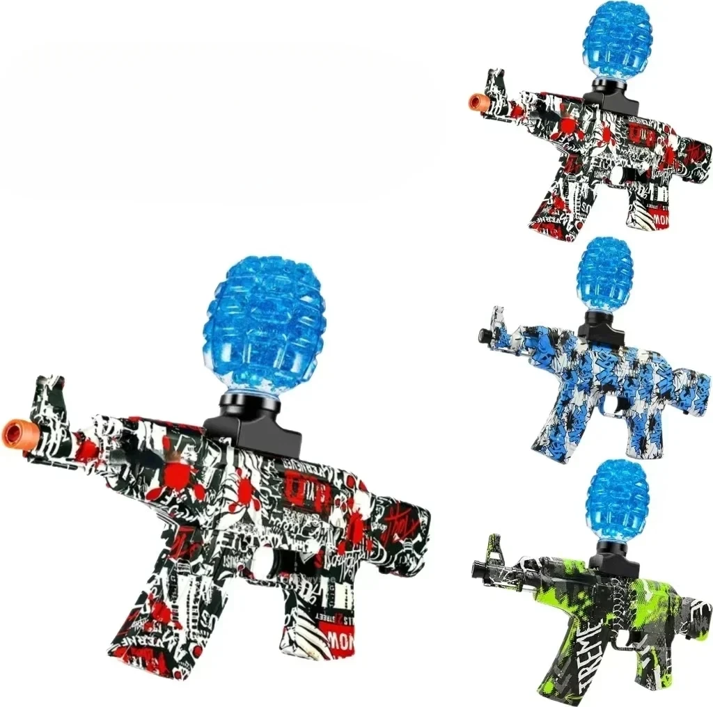 Electric Gel Gun Kids Toys, Water Balloons, Airbrush Guns, CS Combat, Outdoor Games, Airsoft Fake gun Toys, AK-47