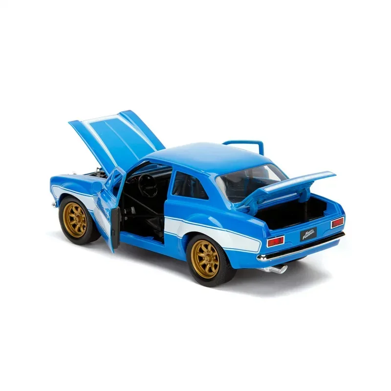 Jada 1:24 Brian’s 1970 Ford Escort toy cars  diecast model cars  CN(Origin)  Diecast  Metal  model car