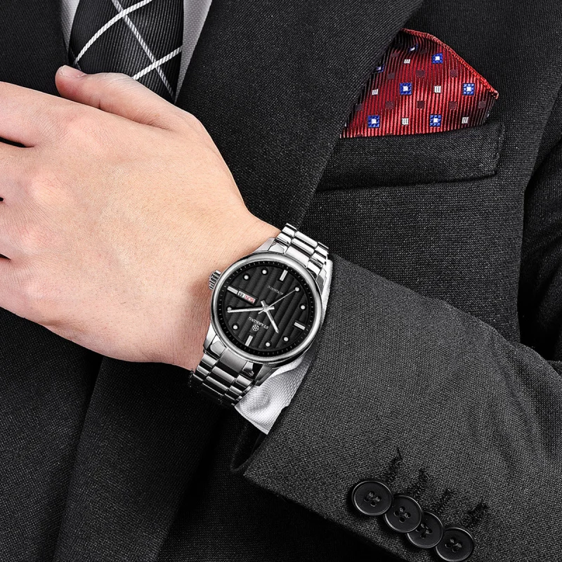 STARKING Men\'s Automatic Mechanical Watch Sapphire Waterproof Wholesale