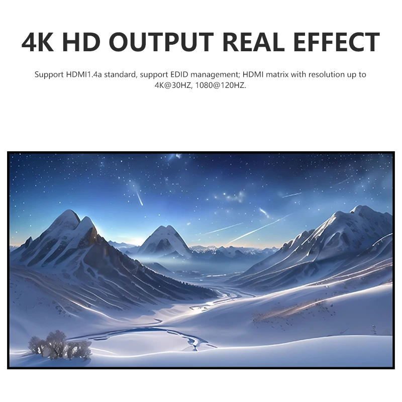 High-Definition Hybrid Hdmi Interface Matrix Video Switcher 4/8/9/12/24/32 Hdmi/vga/Dvi 16 In 16 Out Card