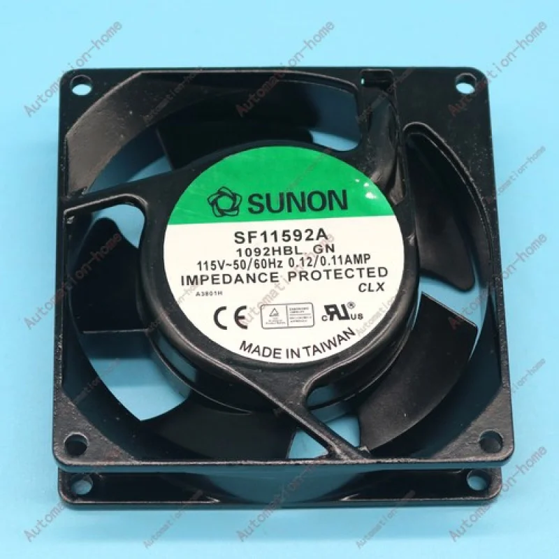 Para Sunon AC 110V Ventilador Tubeaxial Ball 110mA 92x92x25 mm SF11592A-1092HBL.GN # XR